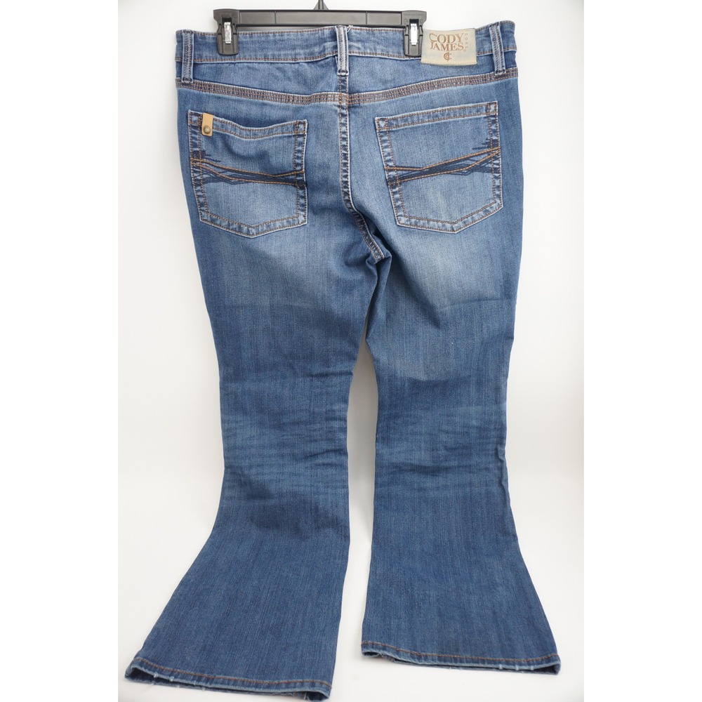 Cody James Jeans 36x32 Blue Core Bootcut Stretch Denim Excellent - Picture 3 of 5